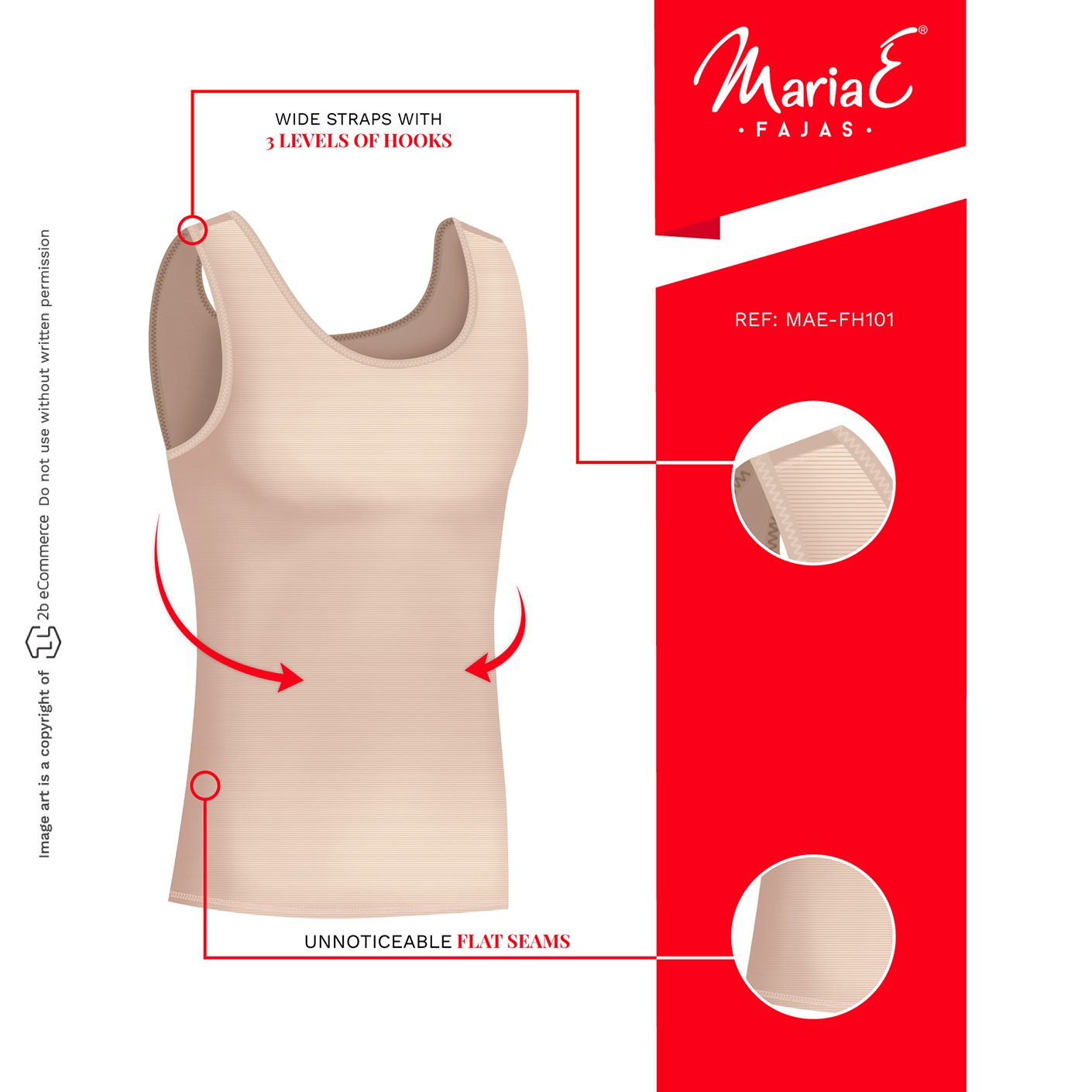 Fajas MariaE 8124 | Men’s Under Vest Body Shapewear | High Compression Vest for Men - fajacolombian