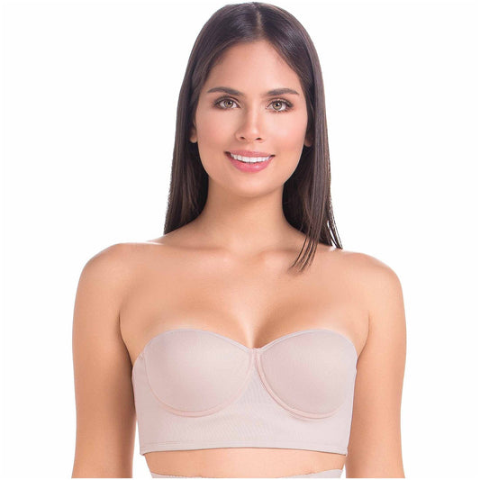 MariaE Fajas 9184 | Perfect Removable and Adjustable Wide Bra Straps - fajacolombian