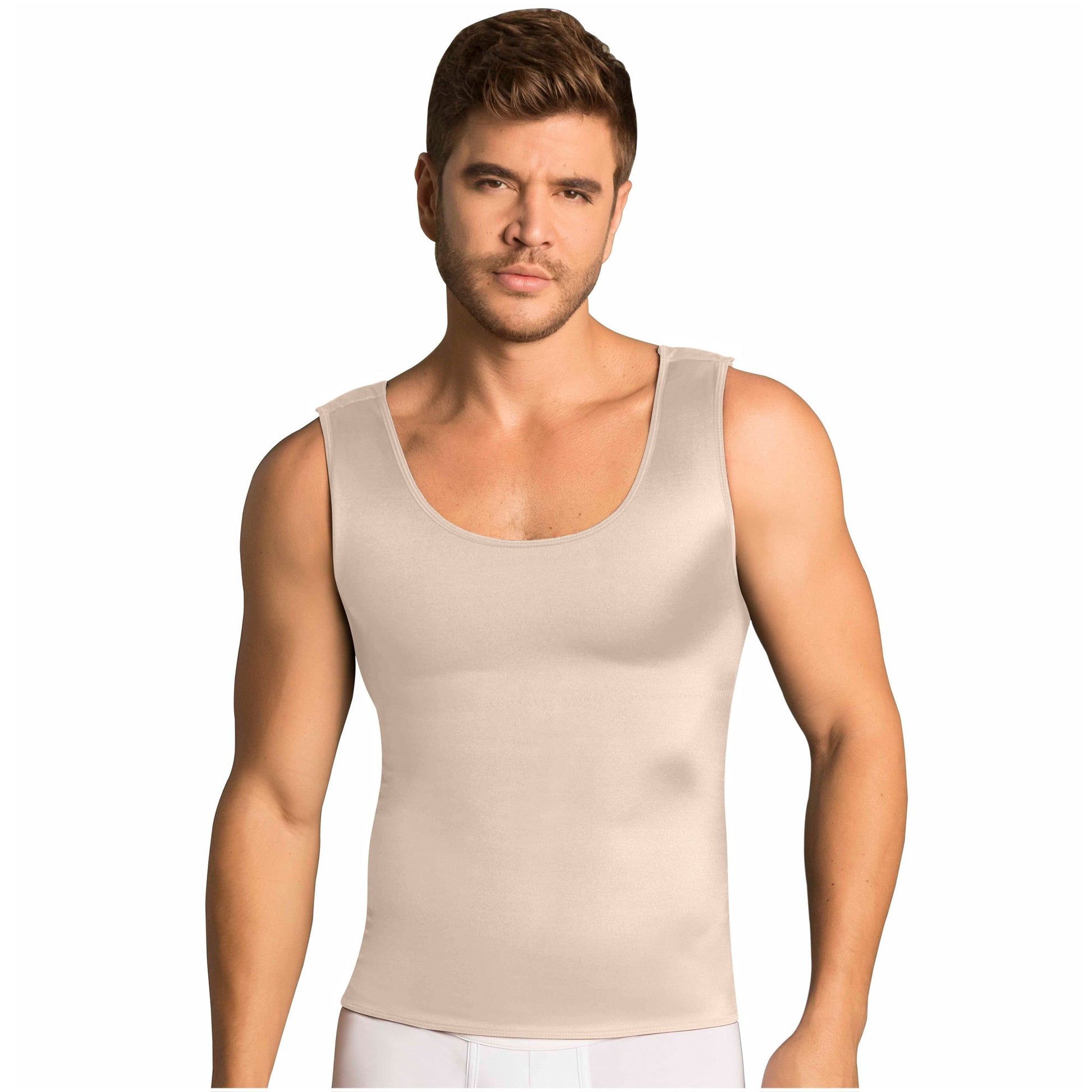 Fajas MariaE FH101 | Body Shaper Compression Vest Shirts for Men | Tummy & Back Control - Pal Negocio