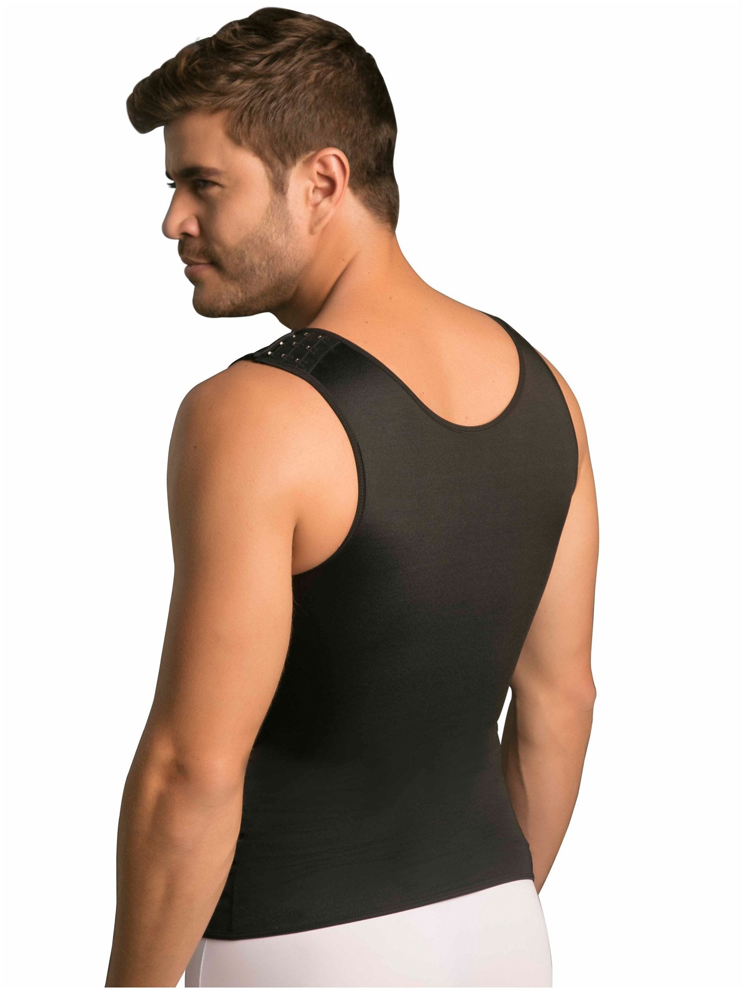 MariaE FH101 Men Looks Body Shaper Compression Vest Shirts for Men | Tummy & Back Control - fajacolombian