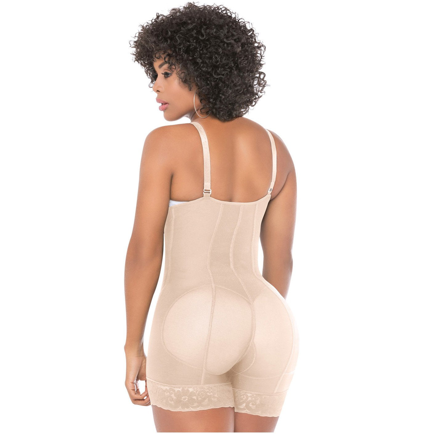 Fajas Salome 0214 | Mid Thigh Strapless Body Shaper for Dresses | Tummy Control & Butt Lifting Shapewear for Dress - Pal Negocio