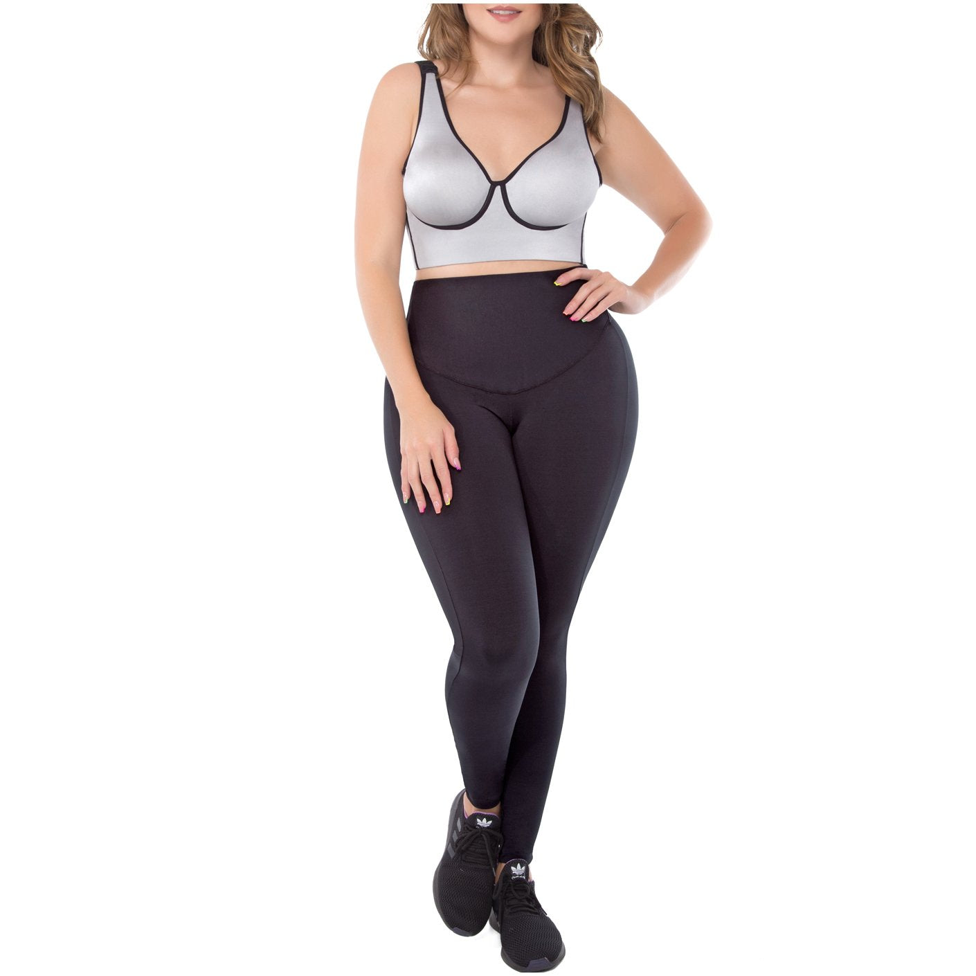 Uplady 1210 | High Waisted Tummy Control Shapewear Leggings for Women | Tummy Control High Waisted Sport Leggings for Women | Daily Use Flexible Leggings for workout - fajacolombian